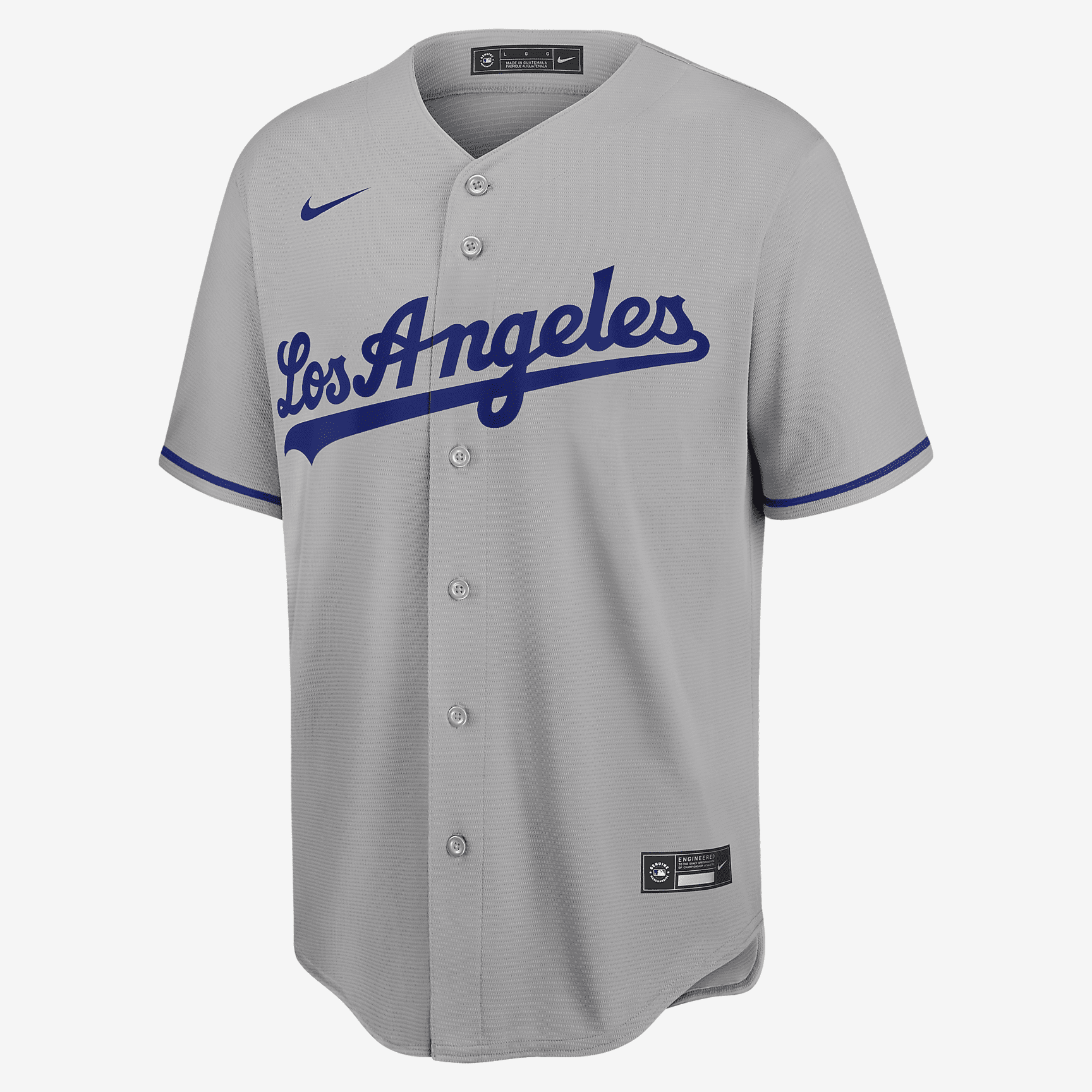 MLB Los Angeles Dodgers (Cody Bellinger) Men's Replica Baseball Jersey - Base Grey