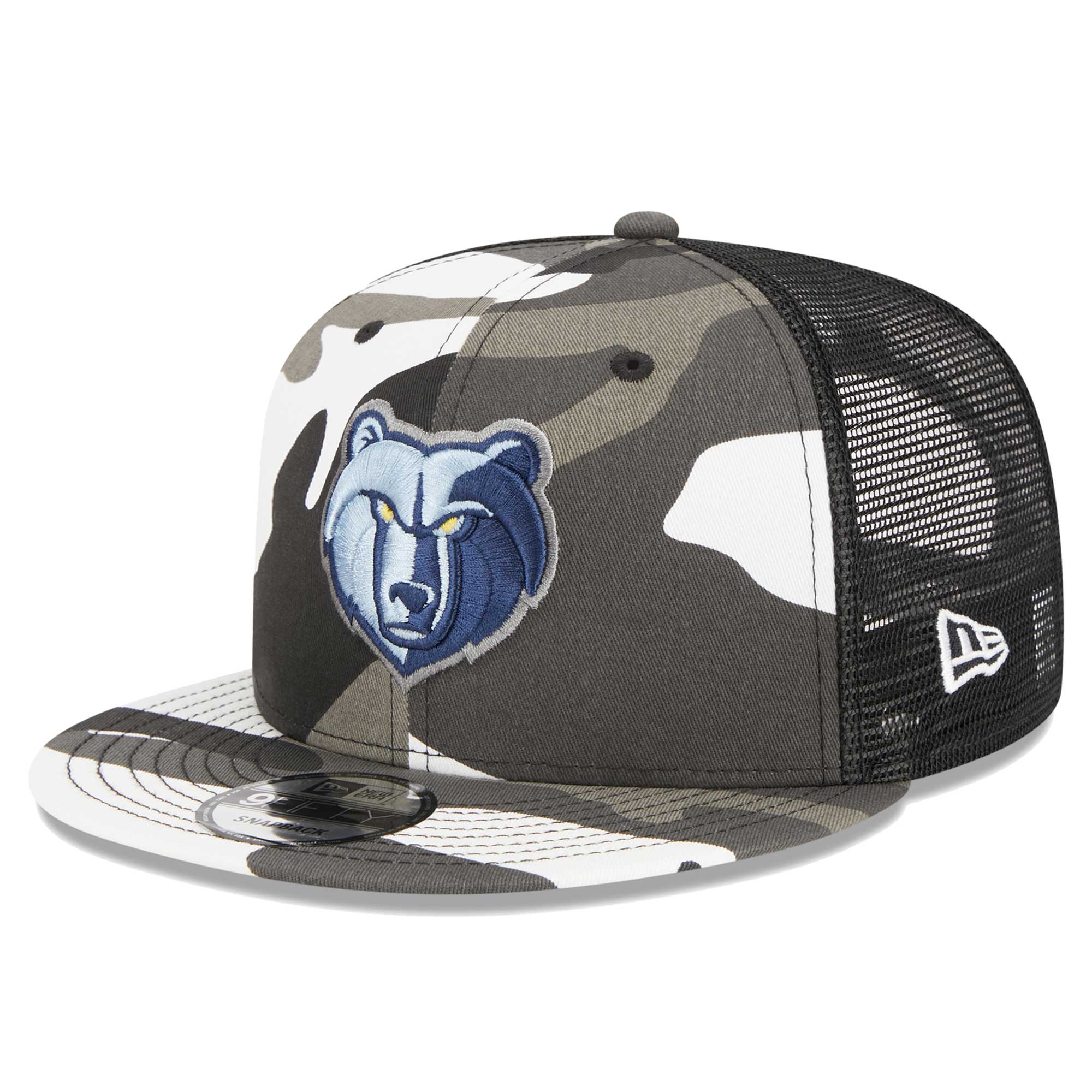 Memphis Grizzlies New Era Snow Camo Meshback 9FIFTY Snapback Hat - Camo
