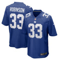 Men s Nike Aaron Robinson Royal New York Giants Game Player Jersey
