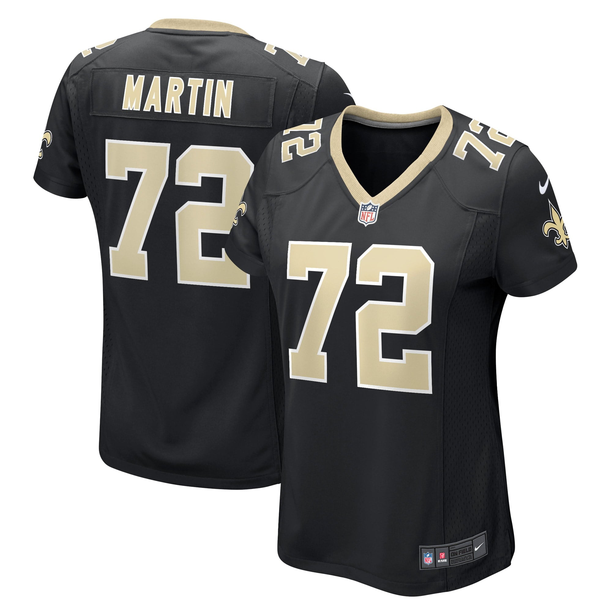 Women s Nike Nick Martin Black New Orleans Saints Game Player Jersey