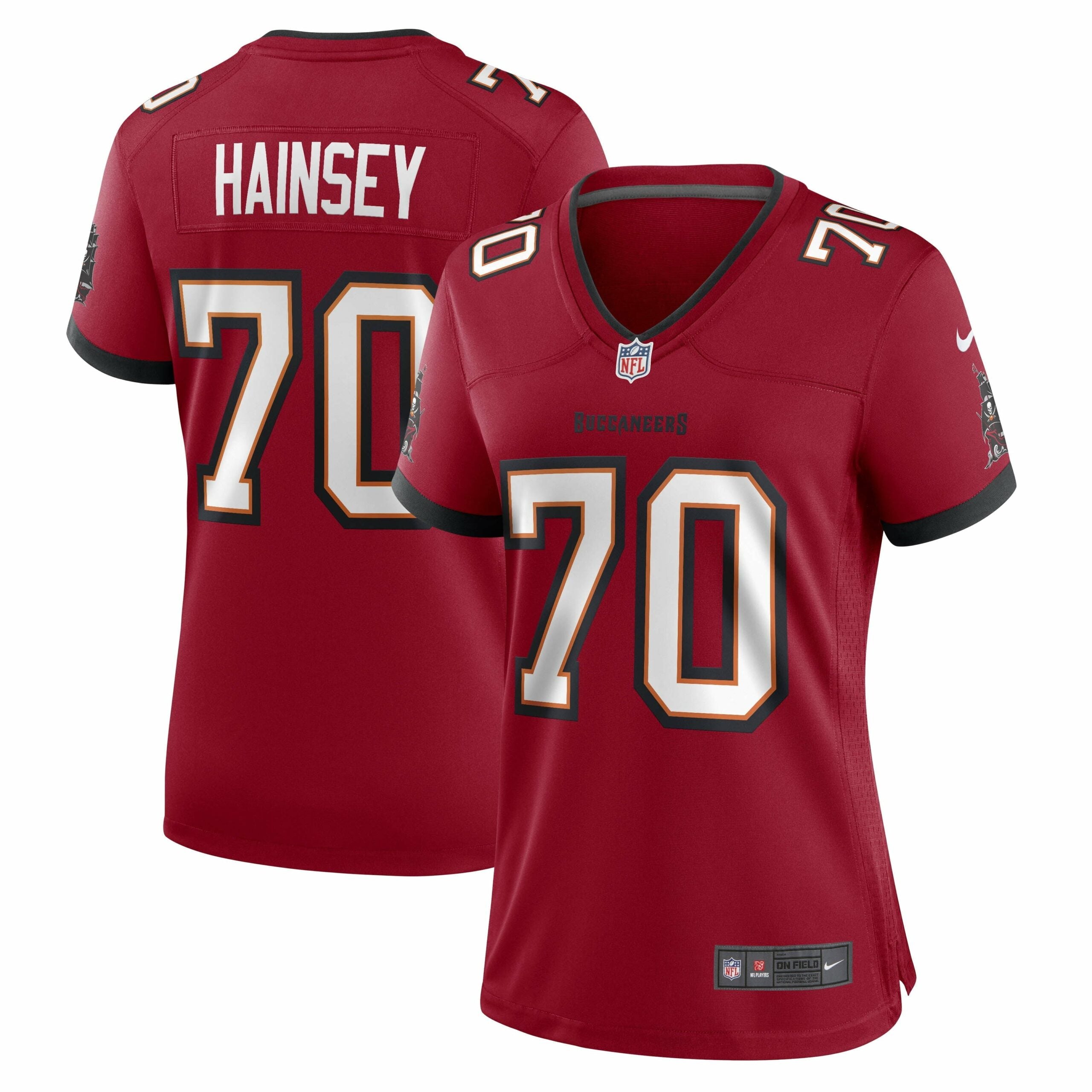 Women s Nike Robert Hainsey Red Tampa Bay Buccaneers Game Jersey
