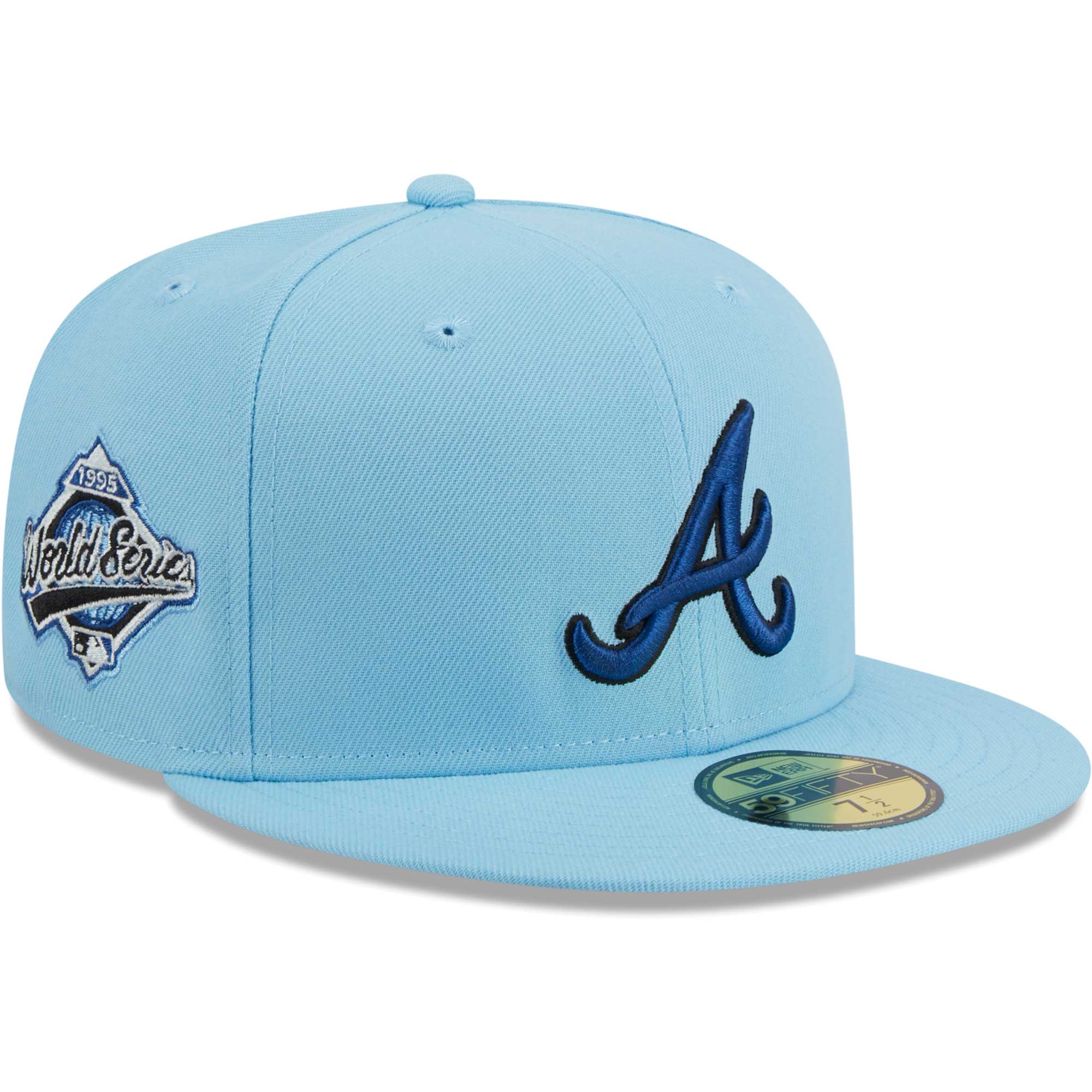 Atlanta Braves New Era 59FIFTY Fitted Hat - Light Blue