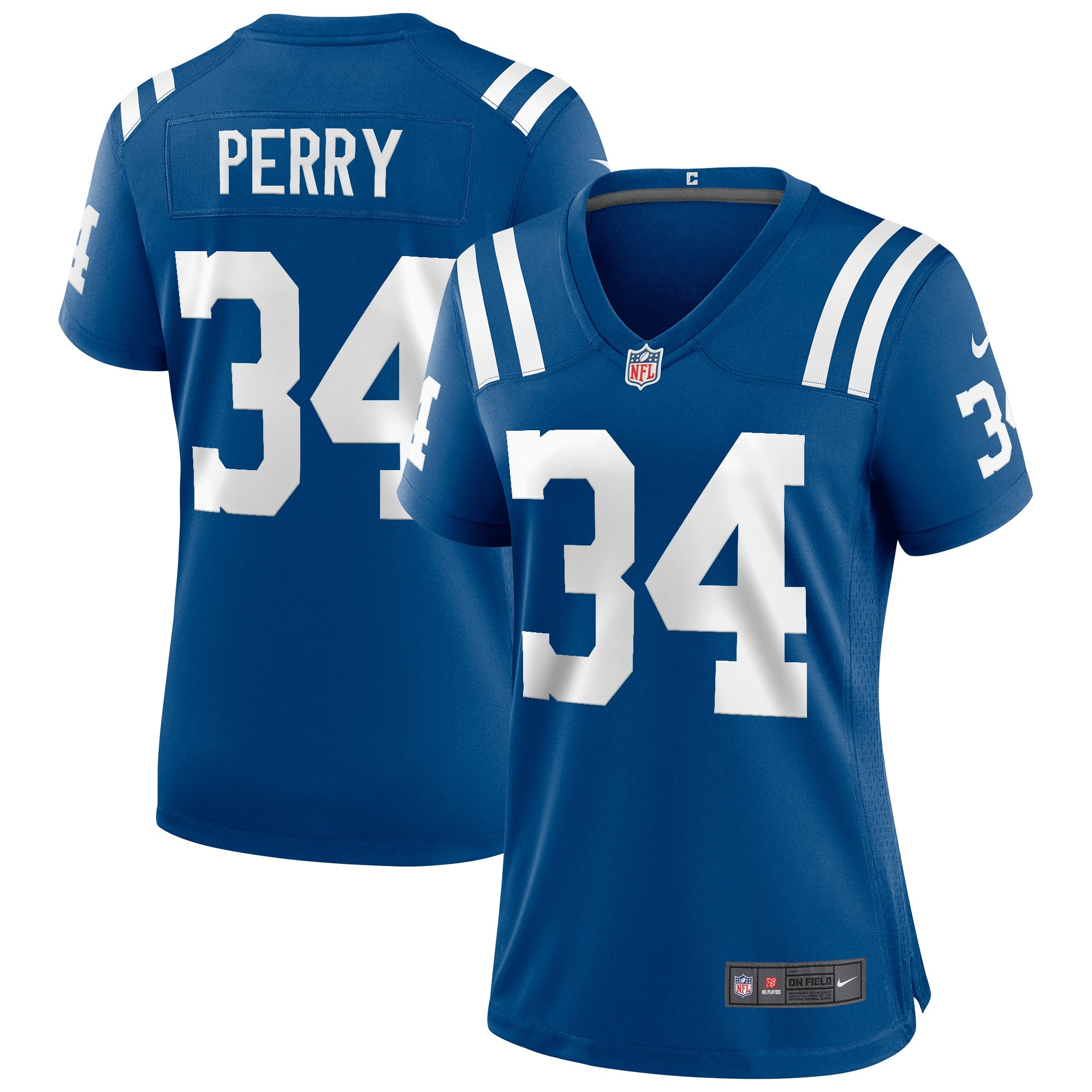 Joe Perry Indianapolis Colts Nike Women s Game Retired Player Jersey   Royal