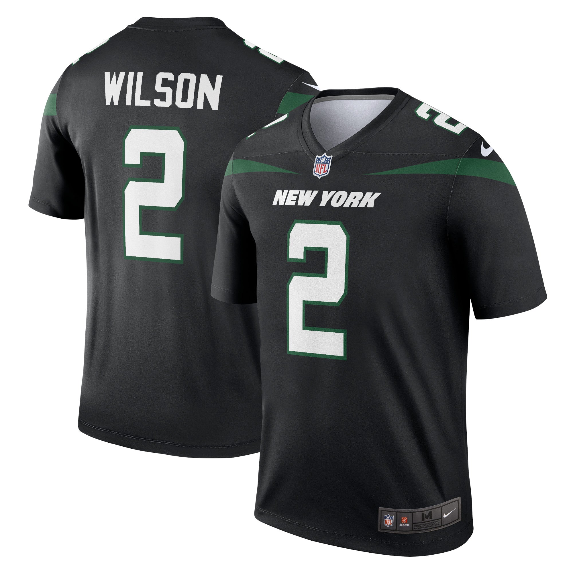 Zach Wilson New York Jets Nike Legend Jersey   Black