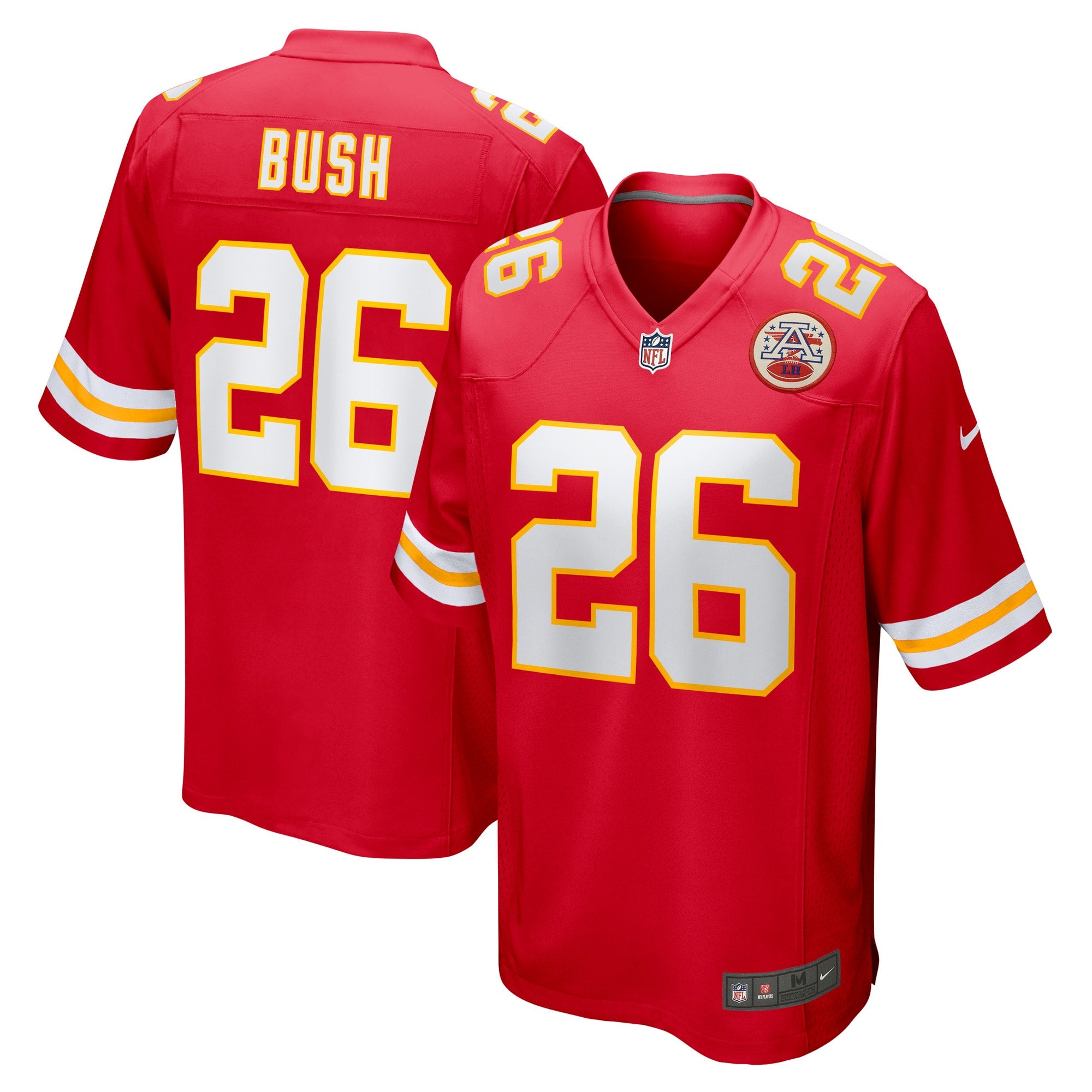 Deon Bush Kansas City Chiefs Nike Game Player Jersey   Red