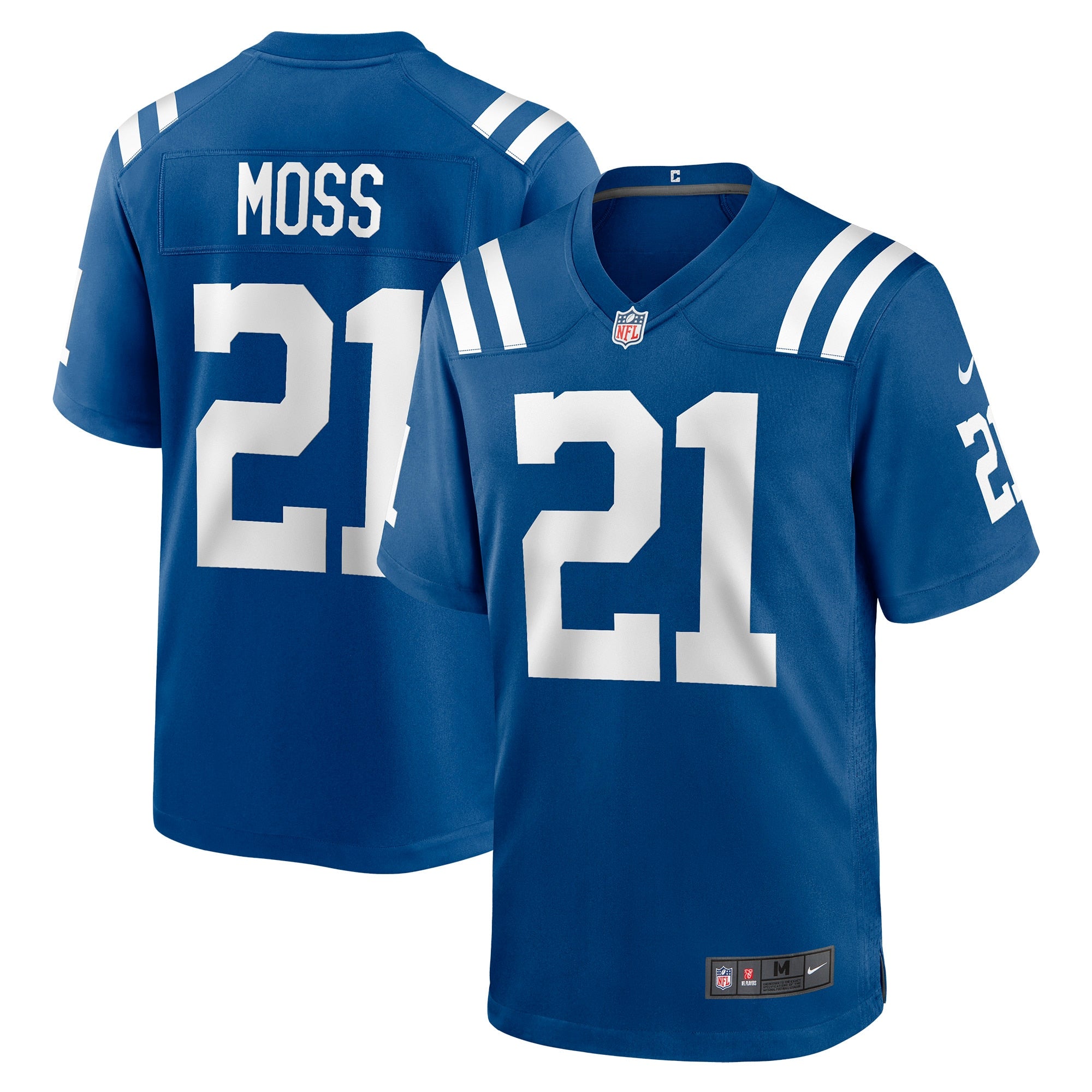 Zack Moss Indianapolis Colts Nike Game Player Jersey   Royal