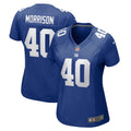 Women s Nike Joe Morrison Royal New York Giants Retired Player Jersey
