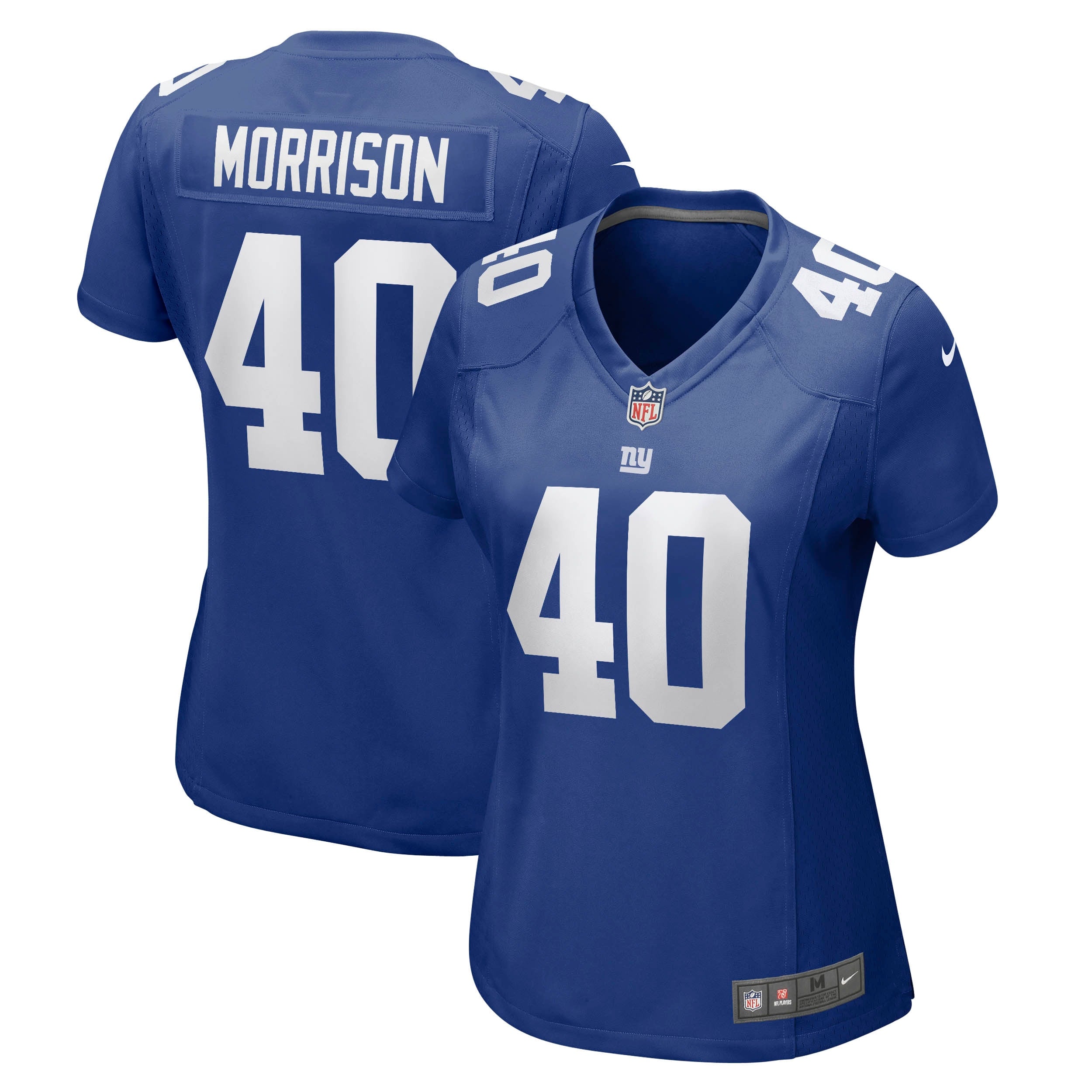Women s Nike Joe Morrison Royal New York Giants Retired Player Jersey