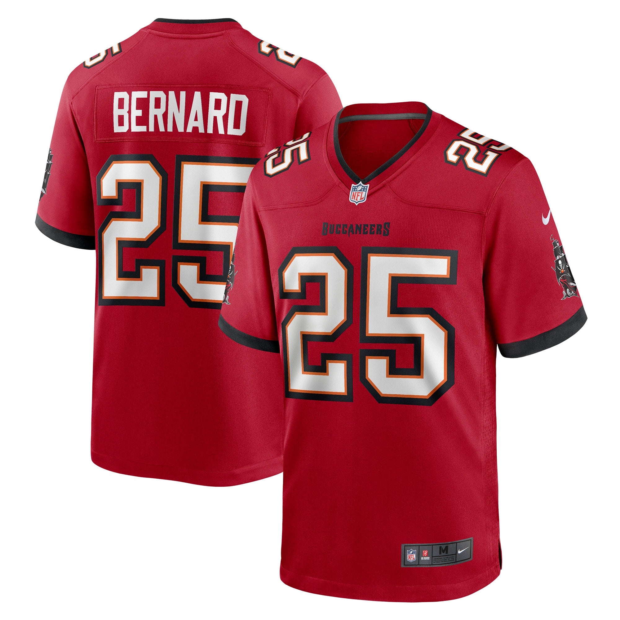 Giovani Bernard Tampa Bay Buccaneers Nike Game Jersey   Red