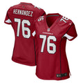 Women s Nike Will Hernandez Cardinal Arizona Cardinals Game Player Jersey