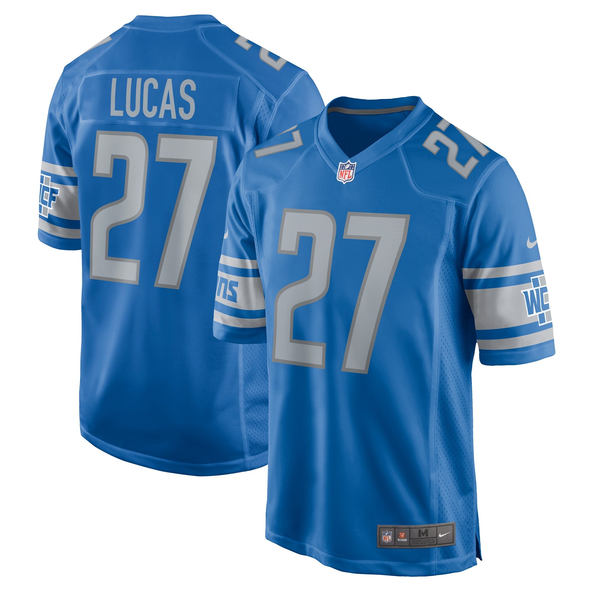Chase Lucas Detroit Lions Nike Team Game Jersey    Blue