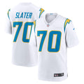 Men s Nike Rashawn Slater White Los Angeles Chargers Game Jersey