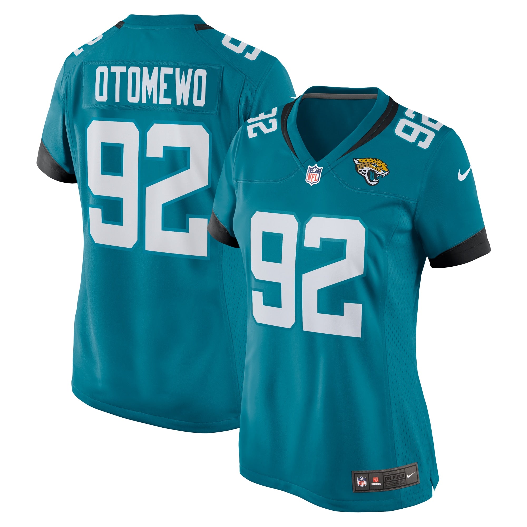Esezi Otomewo Jacksonville Jaguars Nike Women s Team Game Jersey    Teal