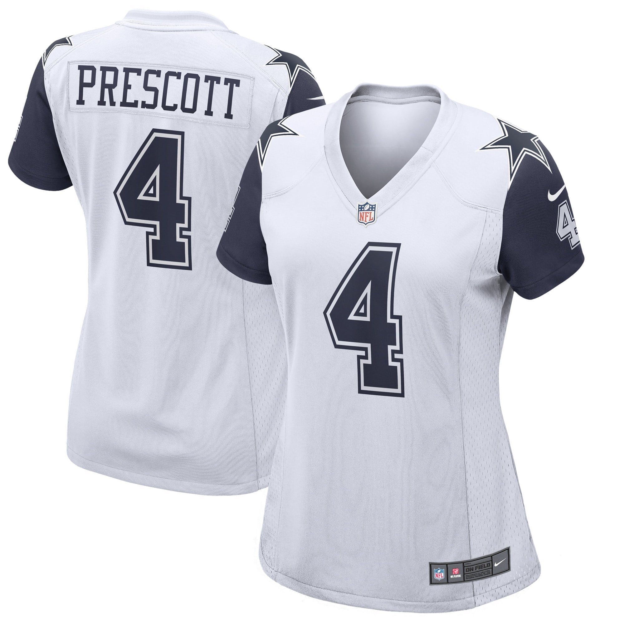 Women s Nike Dak Prescott White Dallas Cowboys Alternate Game Jersey