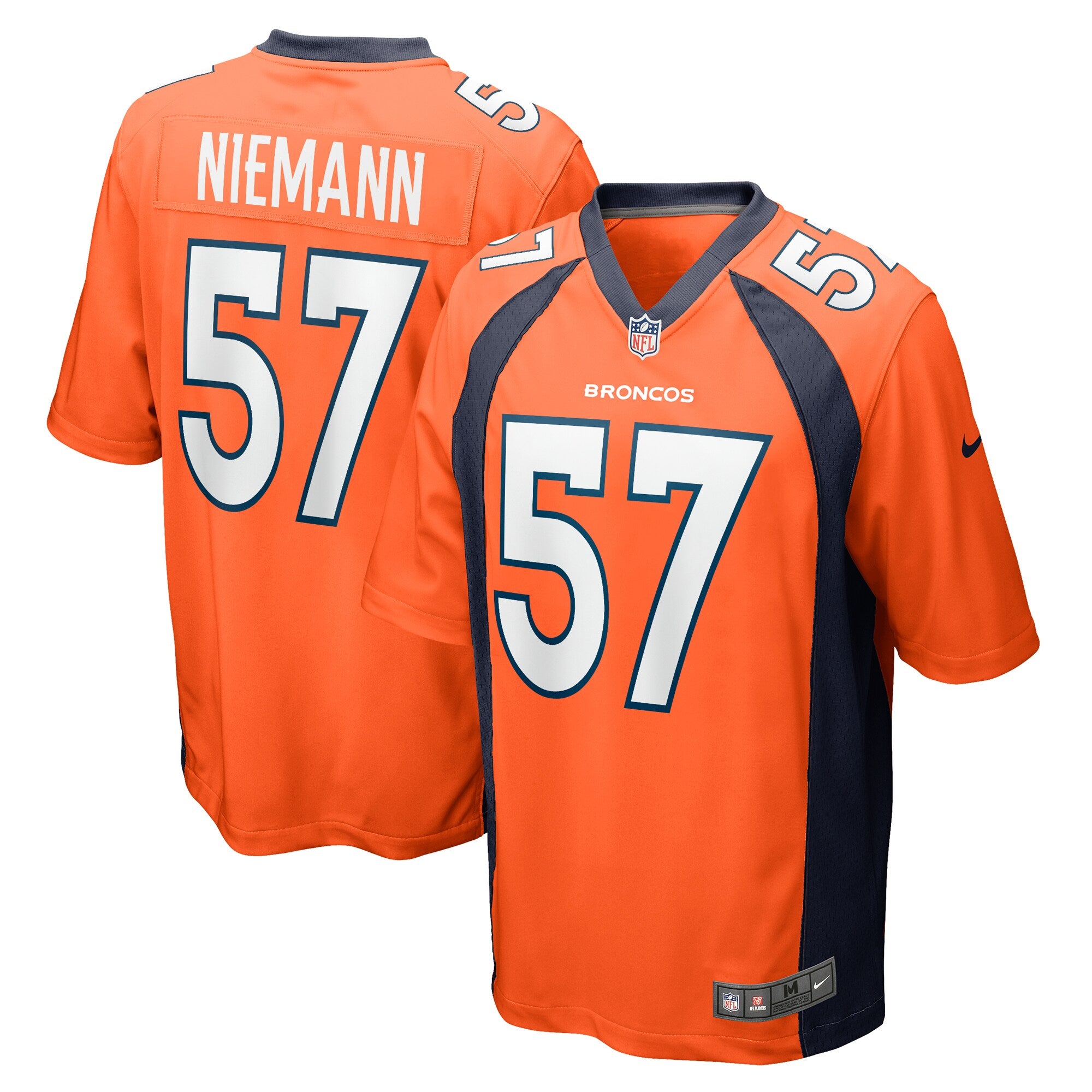 Ben Niemann Denver Broncos Nike Team Game Jersey    Orange