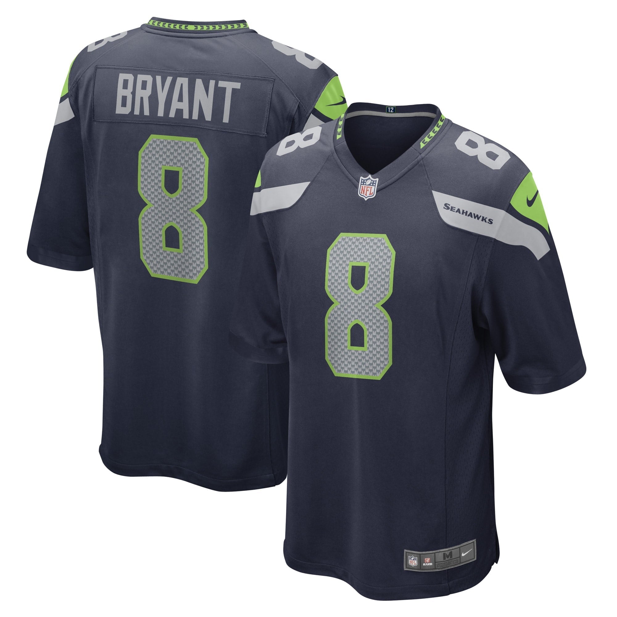 Men s Nike Coby Bryant College Navy Seattle Seahawks Game Player Jersey
