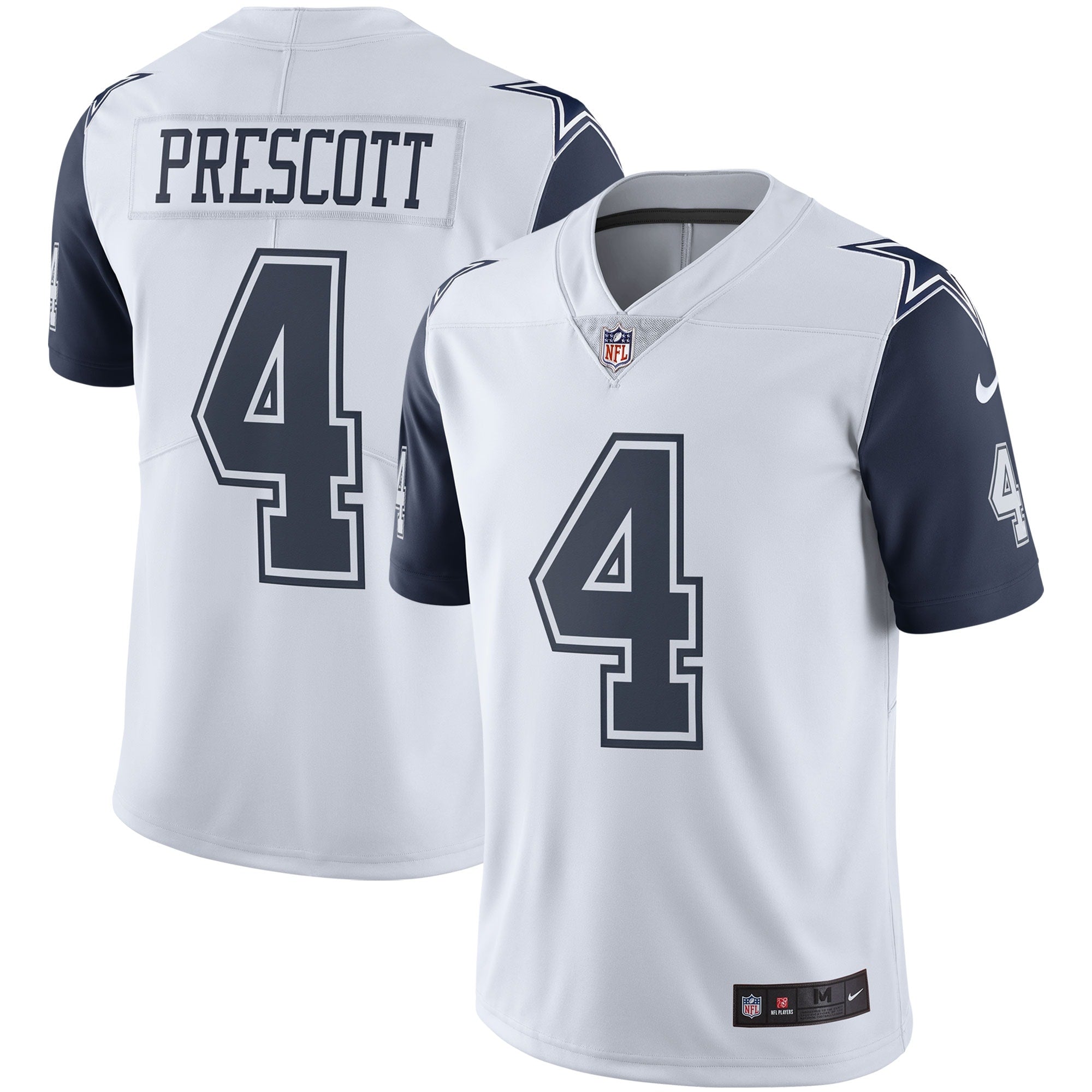 Dak Prescott Nike Dallas Cowboys Color Rush Vapor Limited Jersey   White