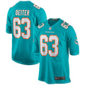 Michael Deiter Miami Dolphins Nike Game Jersey   Aqua