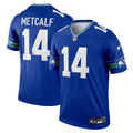 Men s Nike DK Metcalf Royal Seattle Seahawks Throwback Legend Player Jersey