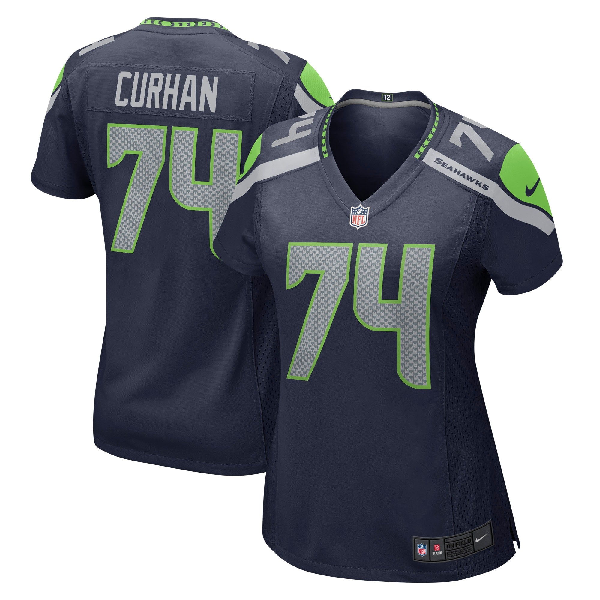 Jake Curhan Seattle Seahawks Nike Women s Game Jersey College Navy
