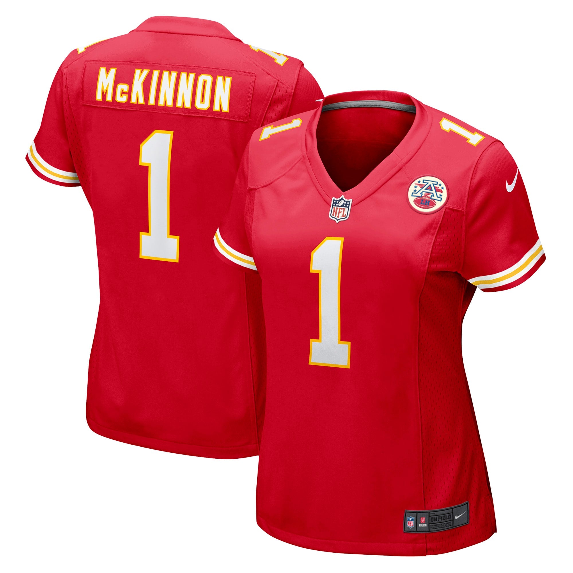 Jerick McKinnon Kansas City Chiefs Nike Women s Game Player Jersey   Red