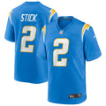 Men s Nike Easton Stick Powder Blue Los Angeles Chargers Game Jersey