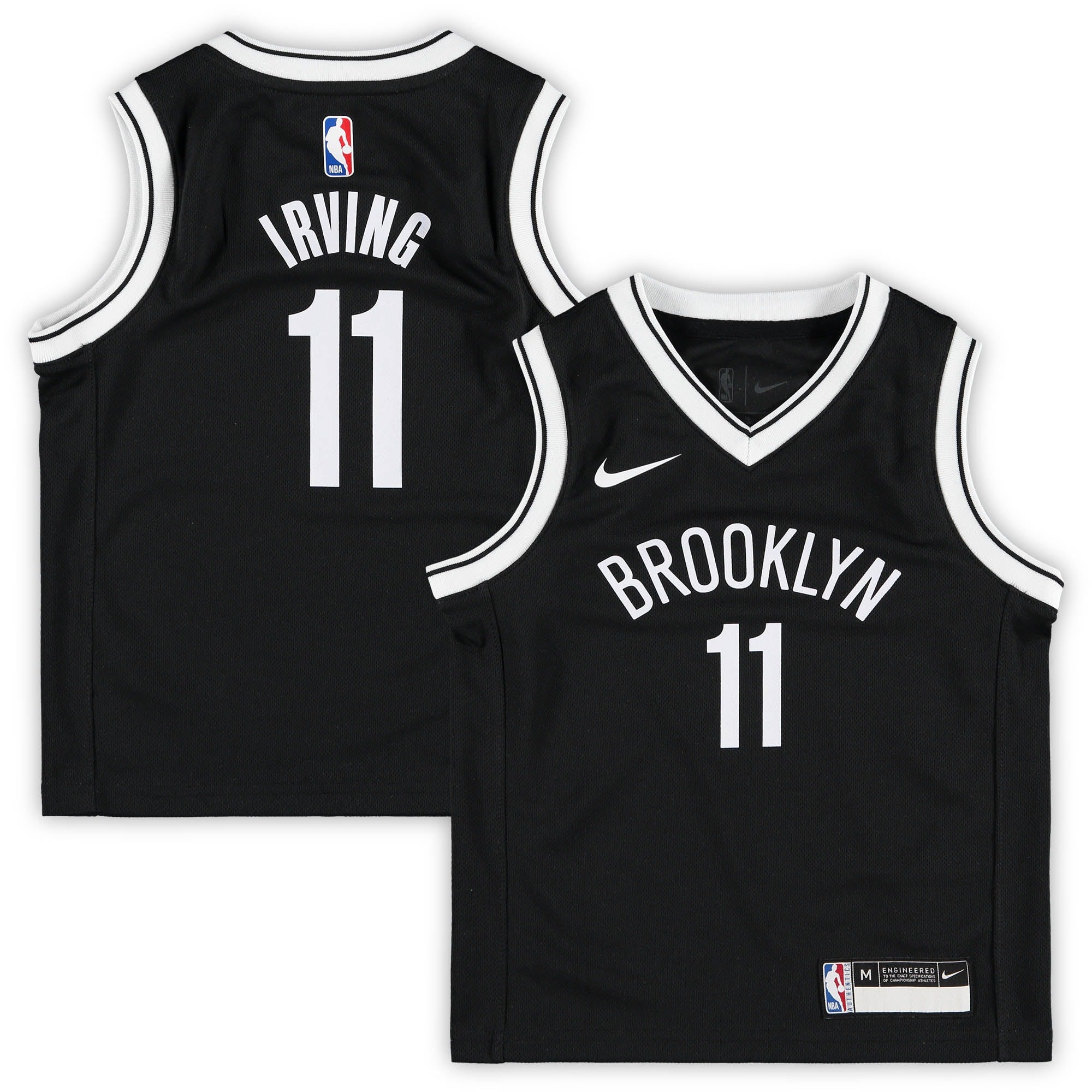 Kyrie Irving Brooklyn Nets Preschool Nike 2019/20 Jersey - Black - Icon Edition
