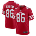 Men s Nike Tay Martin Scarlet San Francisco 49ers Home Game Player Jersey