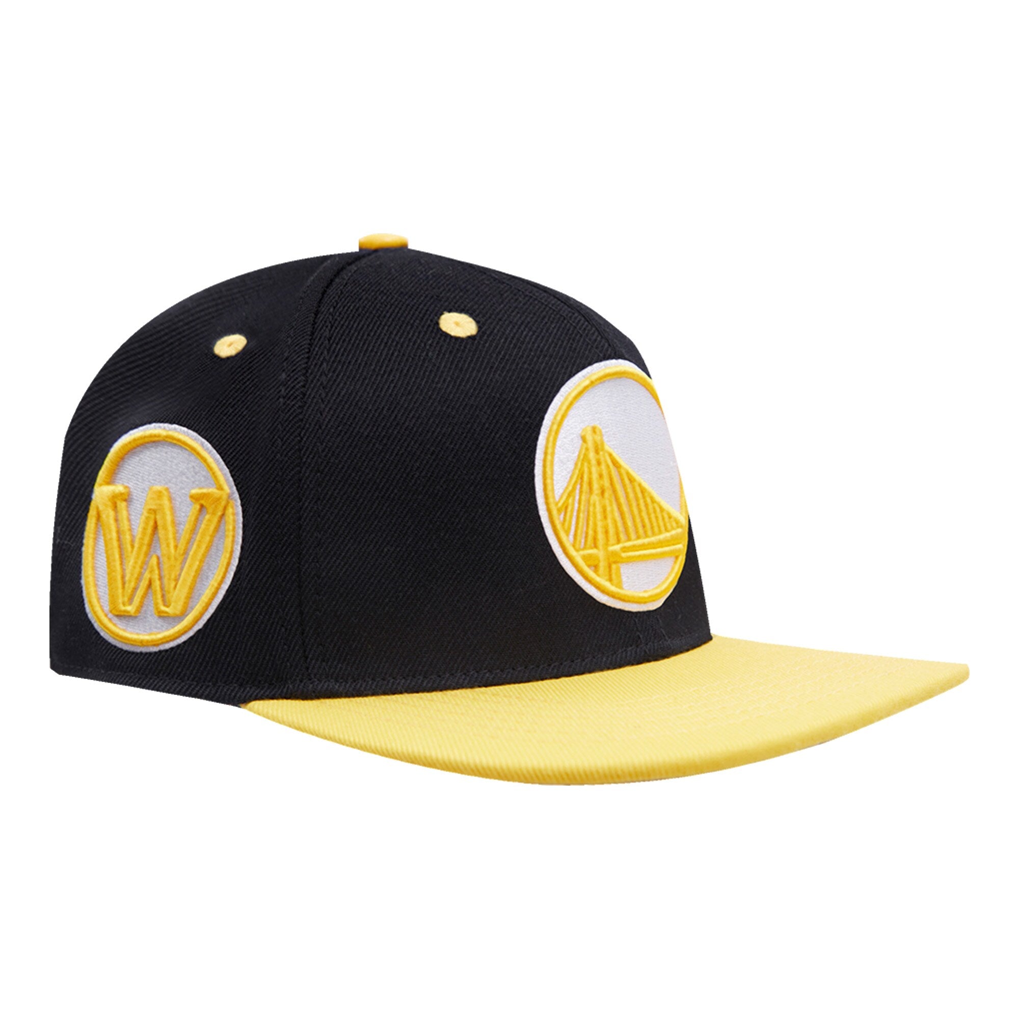 Golden State Warriors Pro Standard Sneaker Hook Snapback Hat - Black/Yellow