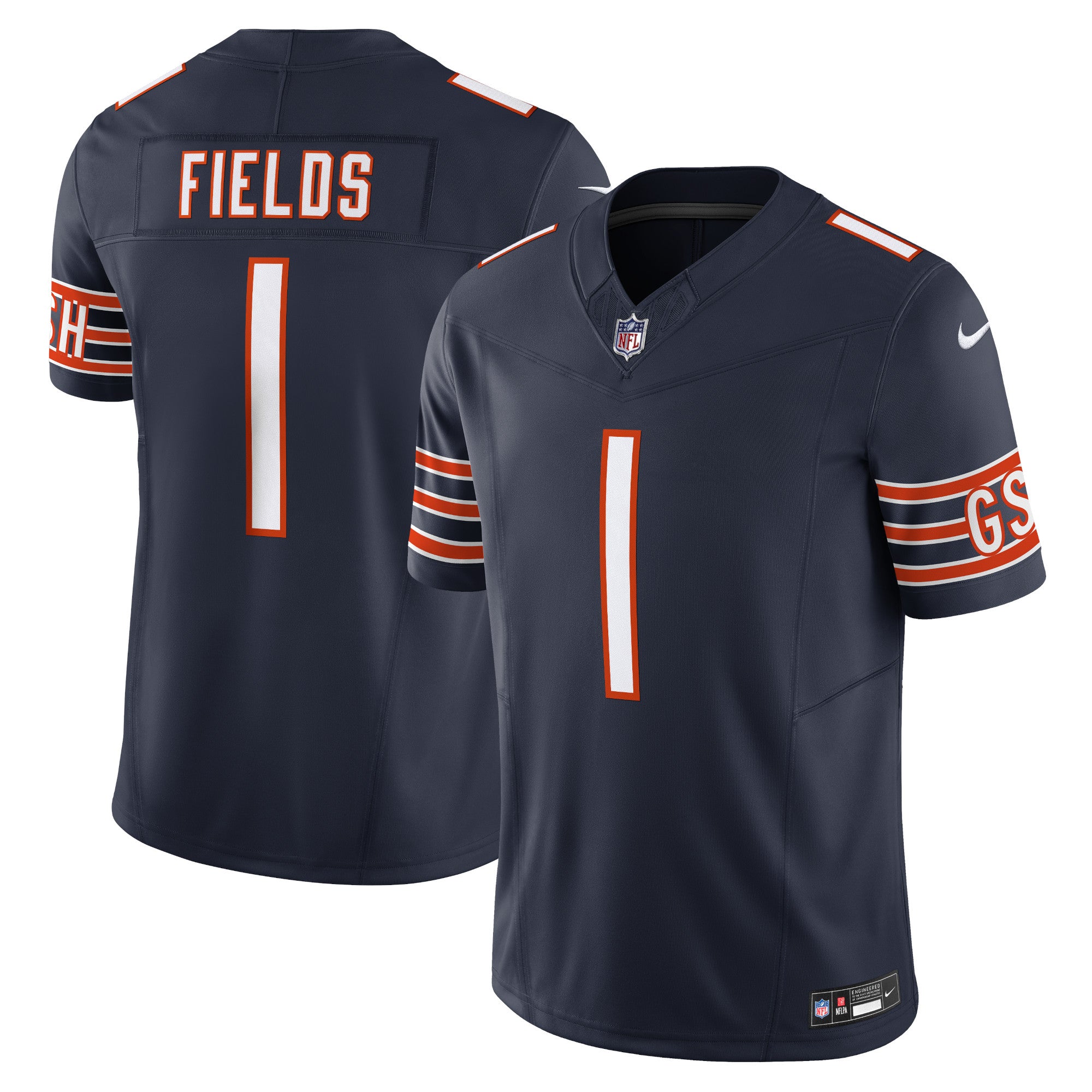 Justin Fields Chicago Bears Nike Vapor F.U.S.E. Limited Jersey   Navy