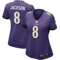 Lamar Jackson Baltimore Ravens Nike Women s Game Player Jersey   Purple