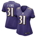 Jamal Lewis Baltimore Ravens Nike Women s Game Retired Player Jersey   Purple