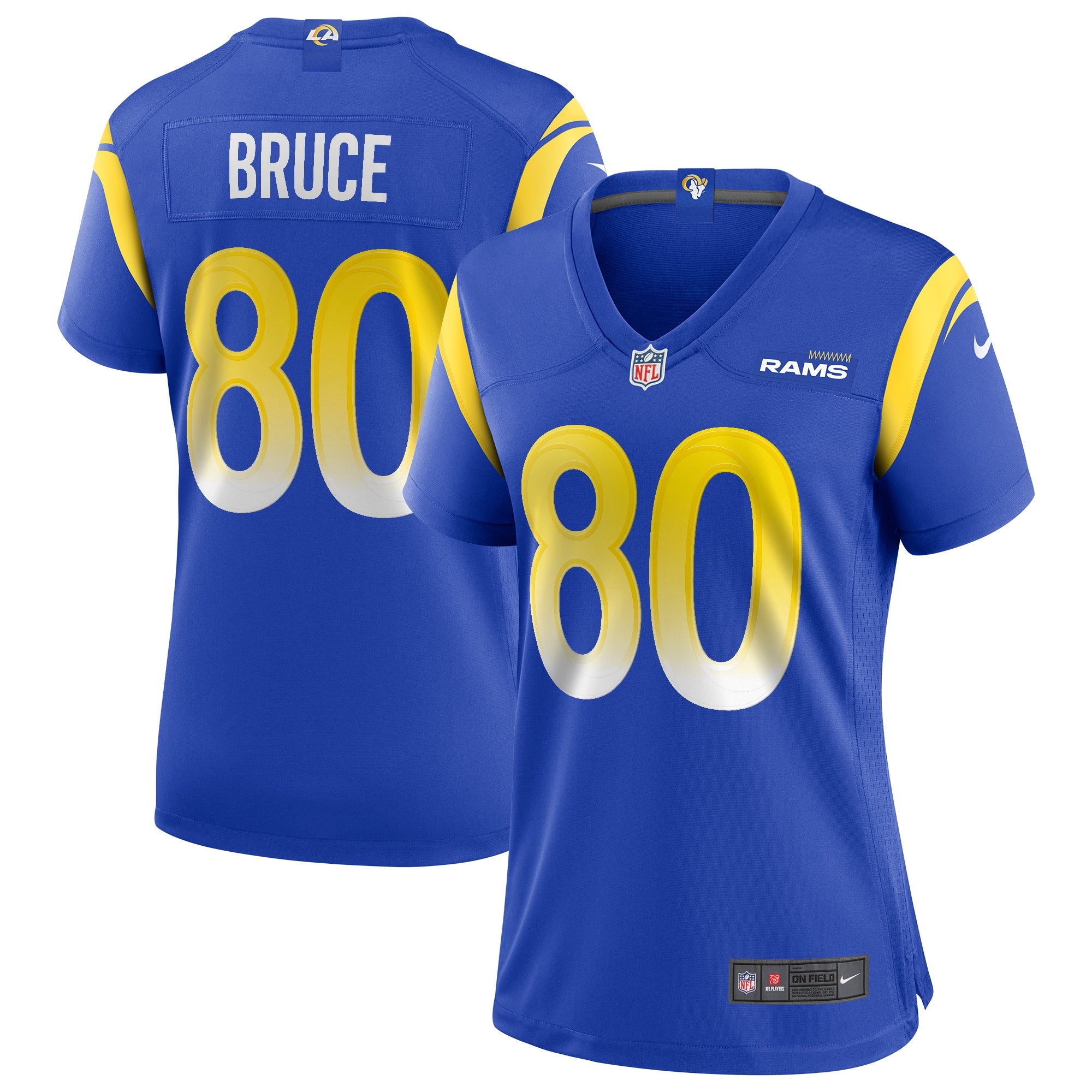 Isaac Bruce Los Angeles Rams Nike Women s Game Retired Player Jersey   Royal