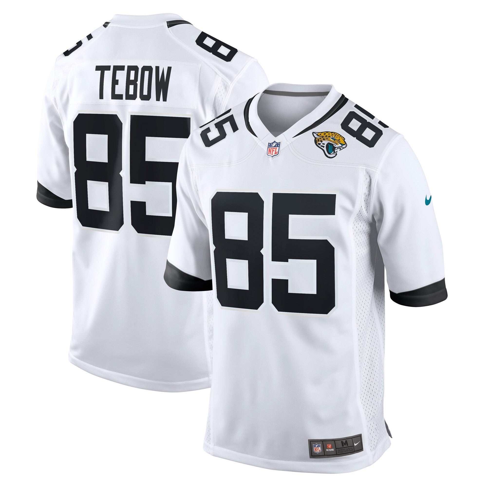 Tim Tebow Jacksonville Jaguars Nike Game Player Jersey   White