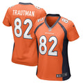 Women s Nike Adam Trautman Orange Denver Broncos Team Game Jersey