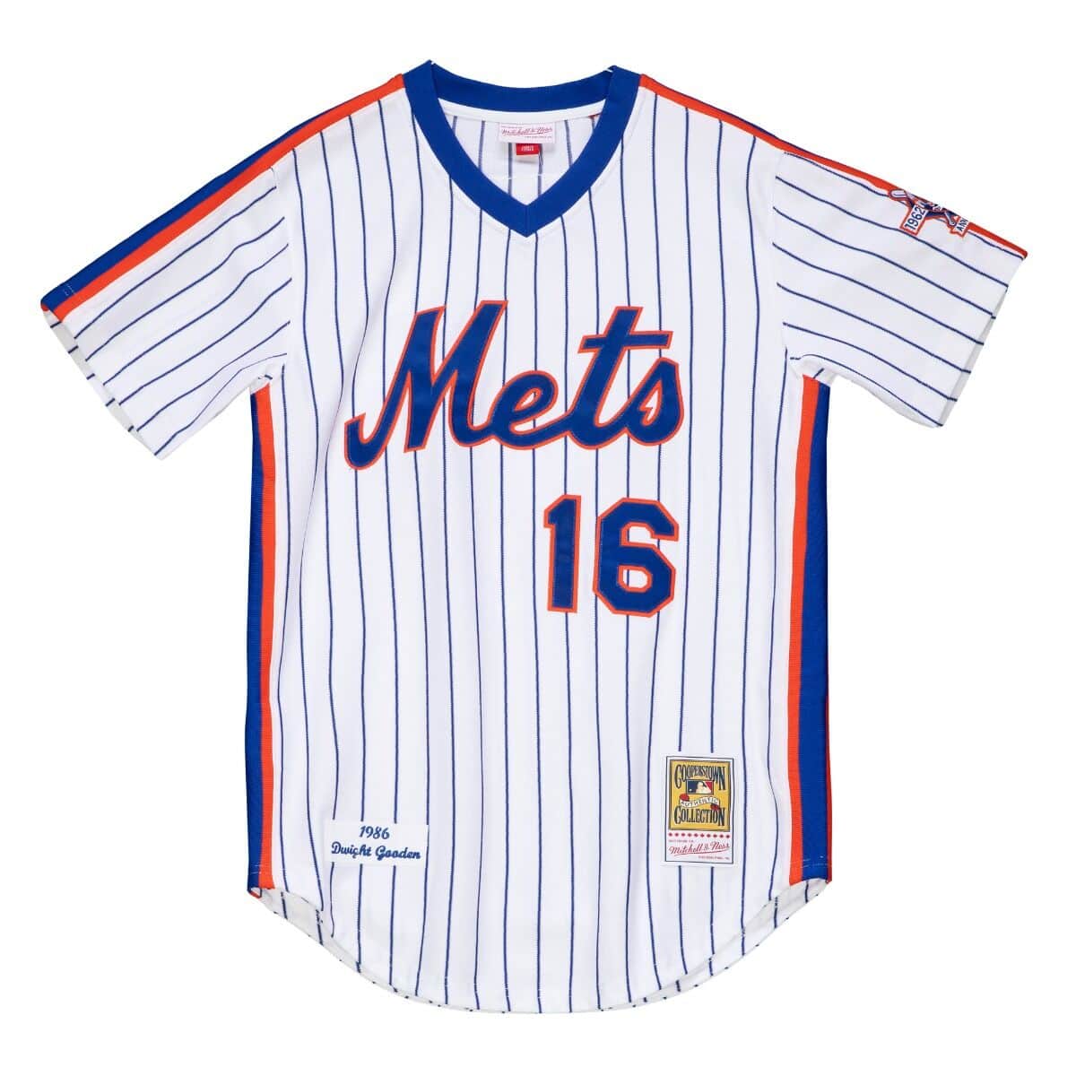 Authentic Jersey New York Mets Home 1986 Dwight Gooden