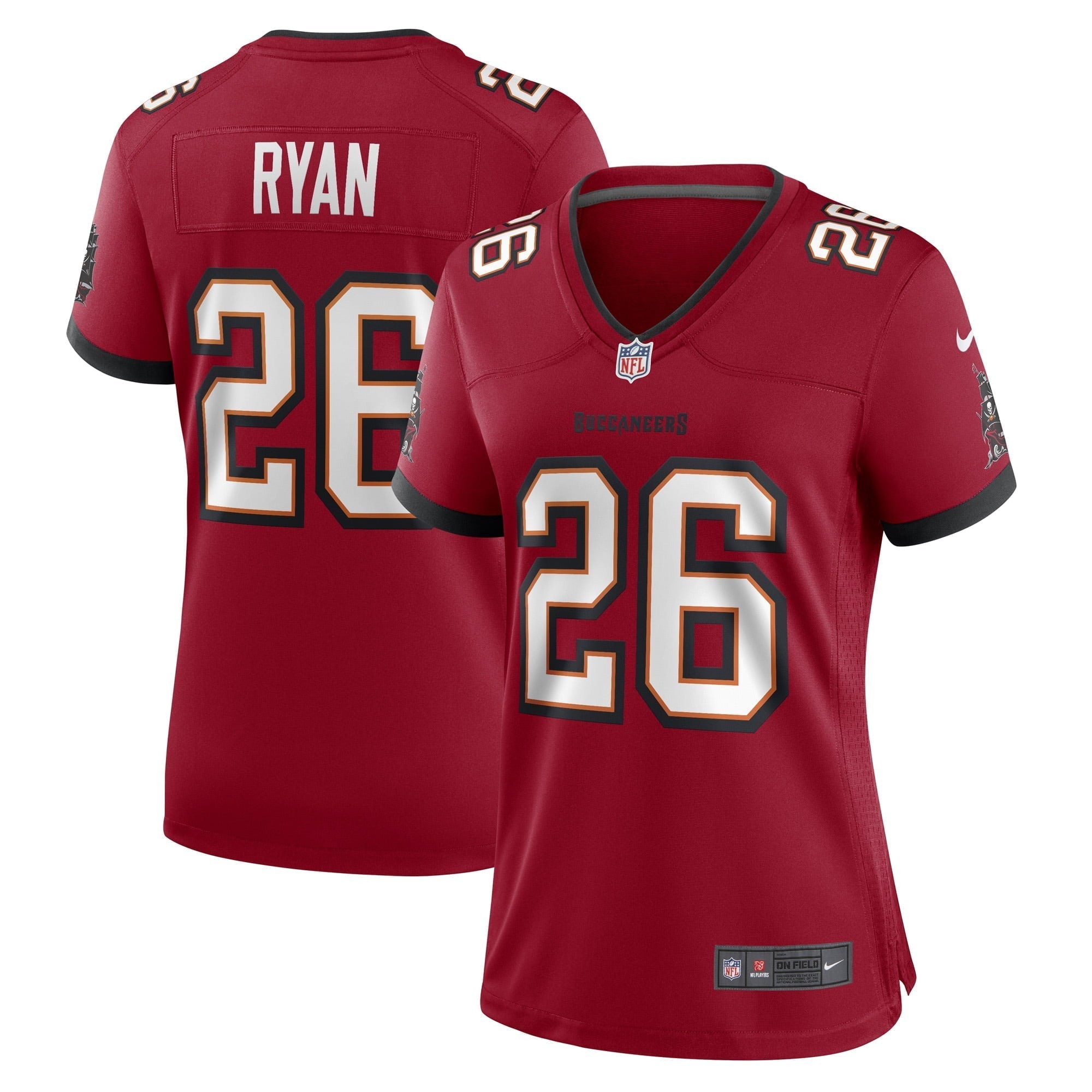 Women s Nike Logan Ryan Red Tampa Bay Buccaneers Game Player Jersey