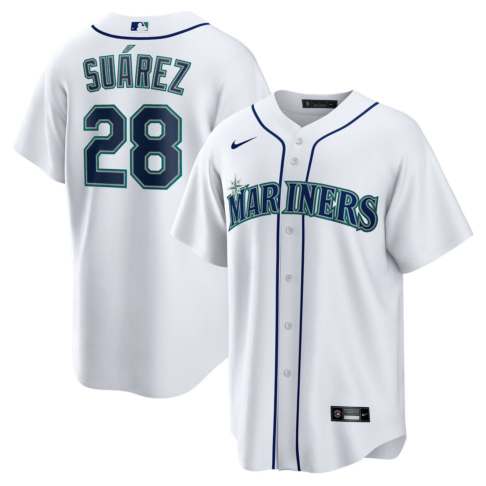 Eugenio Suarez Seattle Mariners Nike Home Replica Player Jersey - White