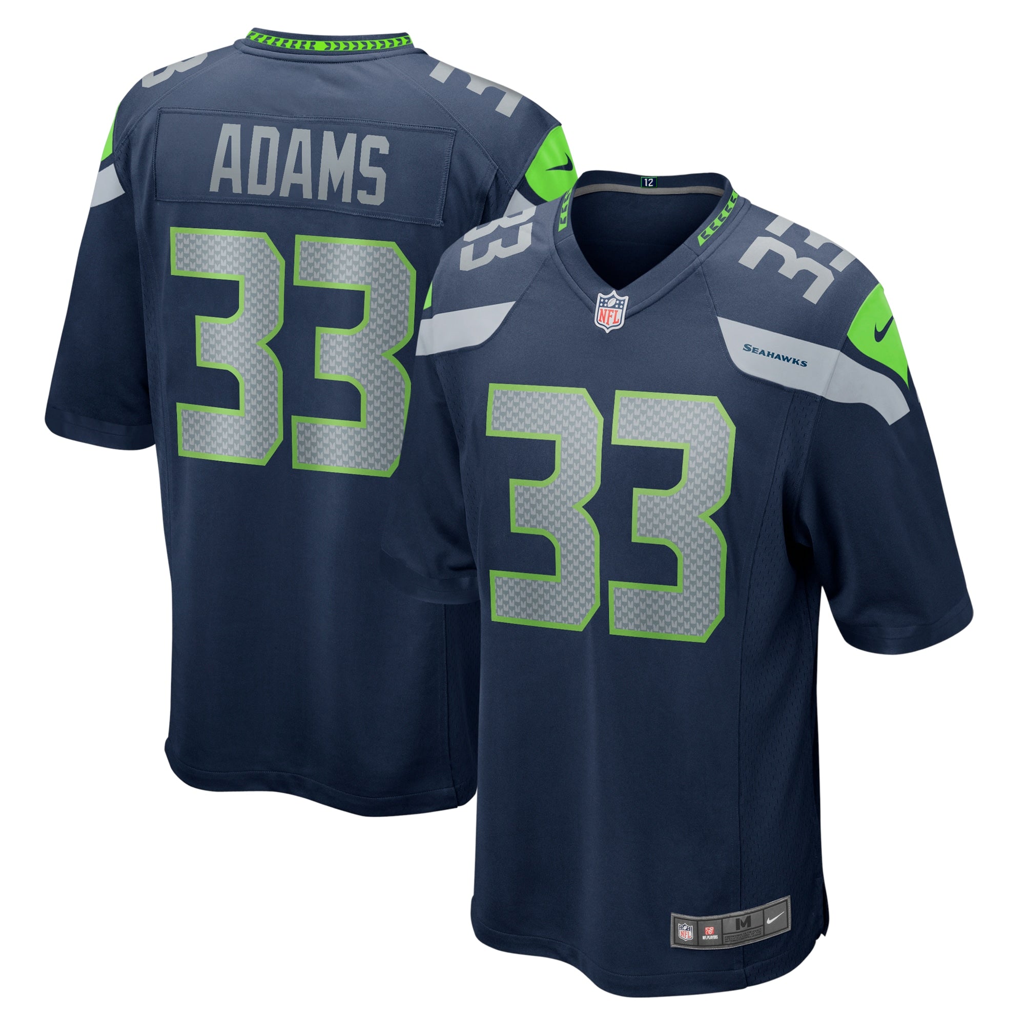 Jamal Adams Seattle Seahawks Nike Game Team Jersey College Navy