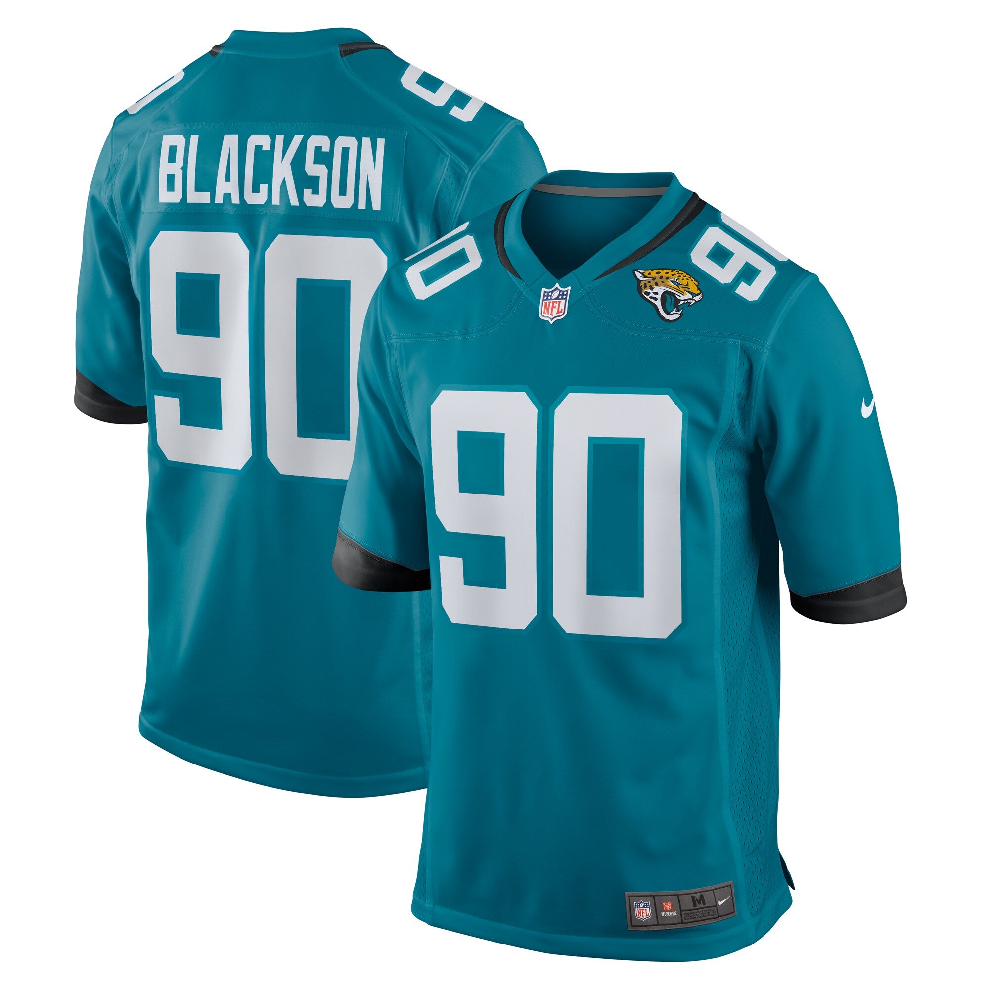 Angelo Blackson Jacksonville Jaguars Nike Team Game Jersey    Teal