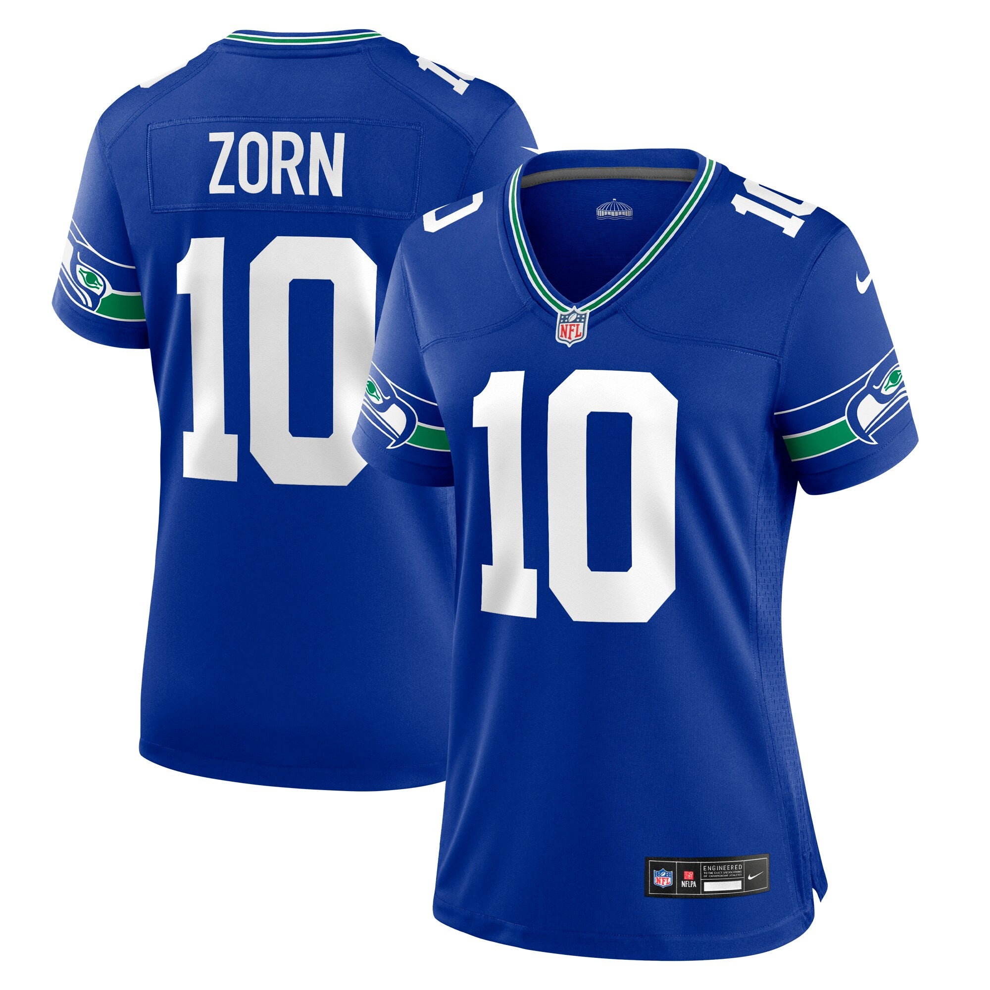 Jim Zorn Seattle Seahawks Nike Women s Throwback Retired Player Game Jersey Royal