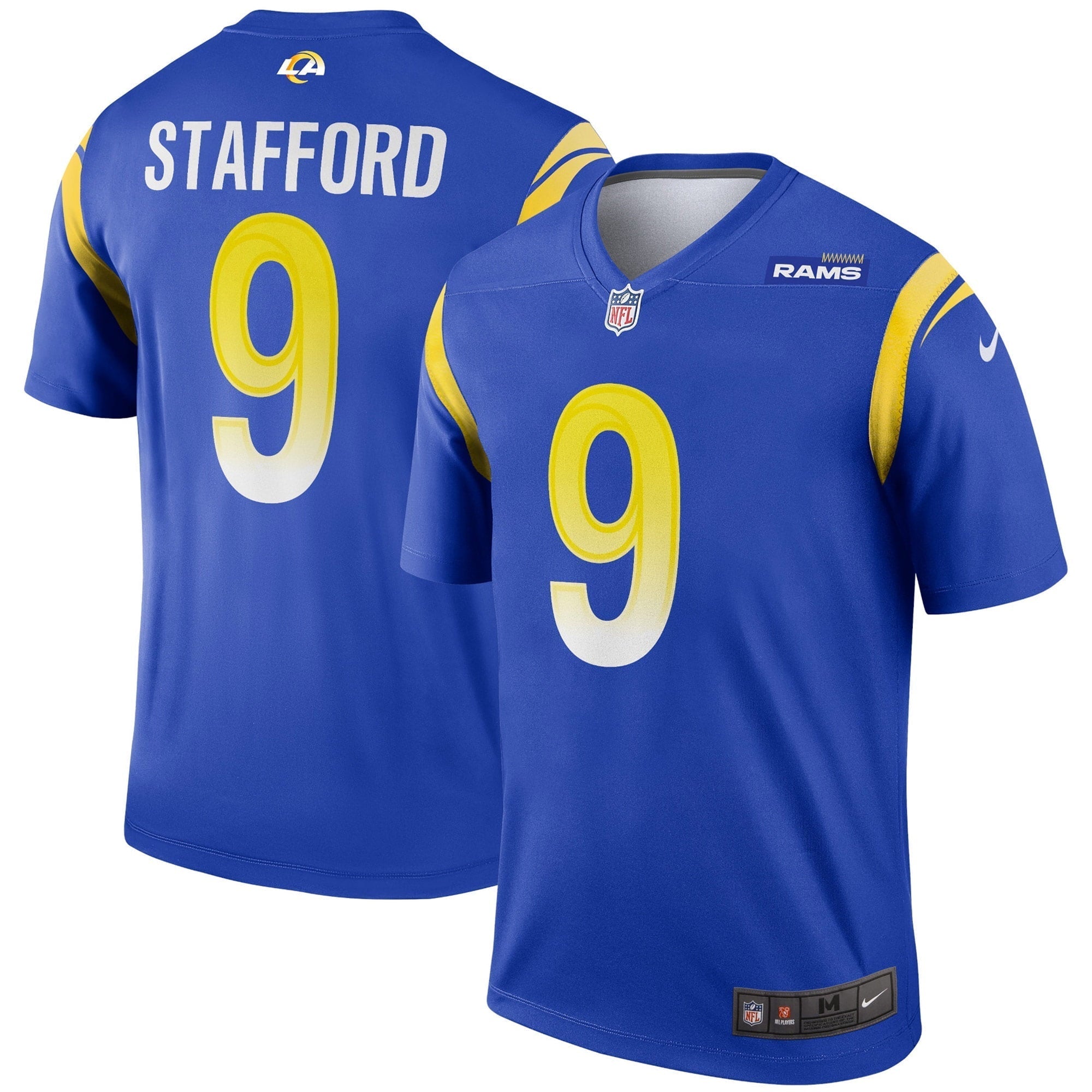 Men s Nike Matthew Stafford Royal Los Angeles Rams Legend Jersey