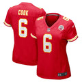 Women s Nike Bryan Cook Red Kansas City Chiefs Game Player Jersey