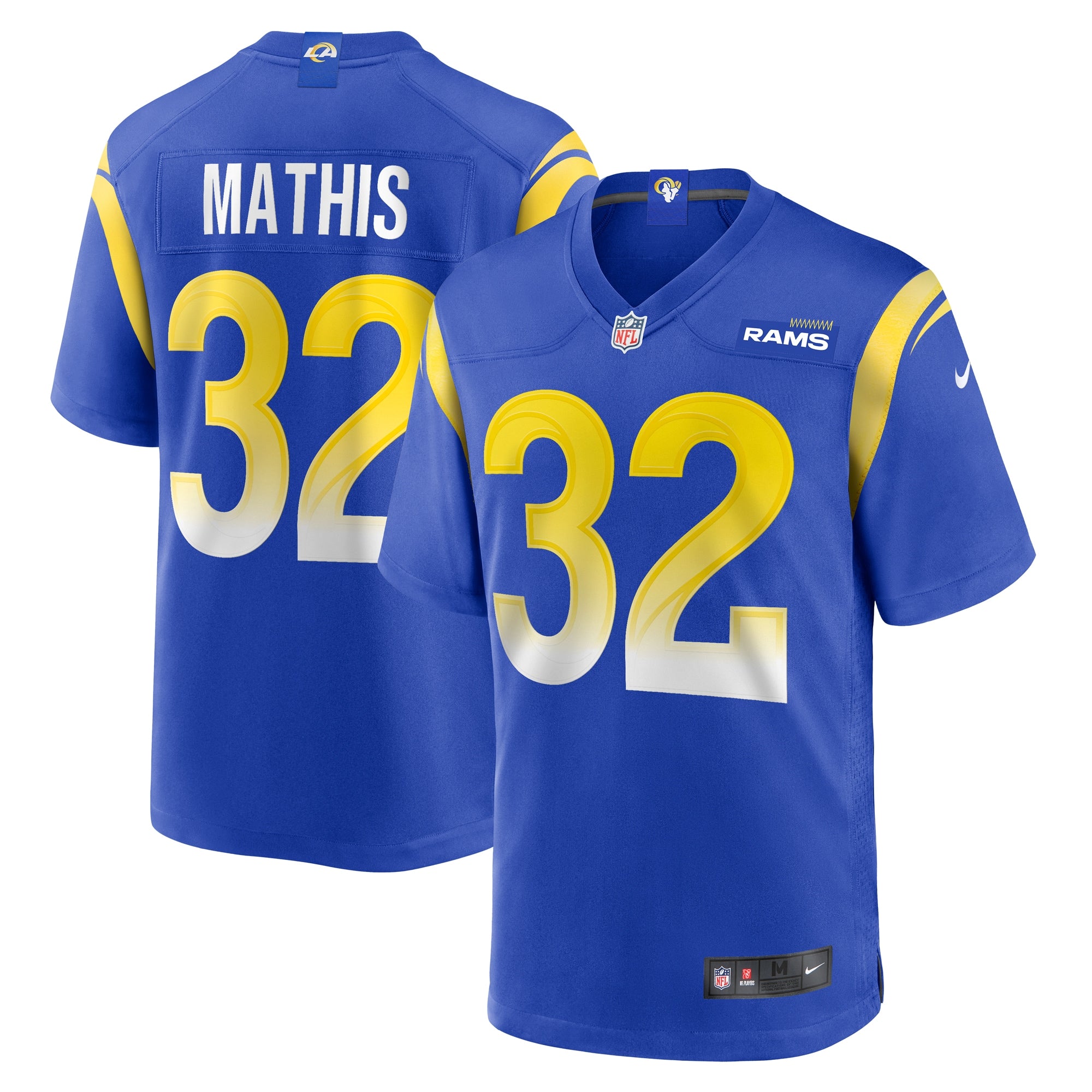 Ochaun Mathis Los Angeles Rams Nike Home Game Jersey   Royal