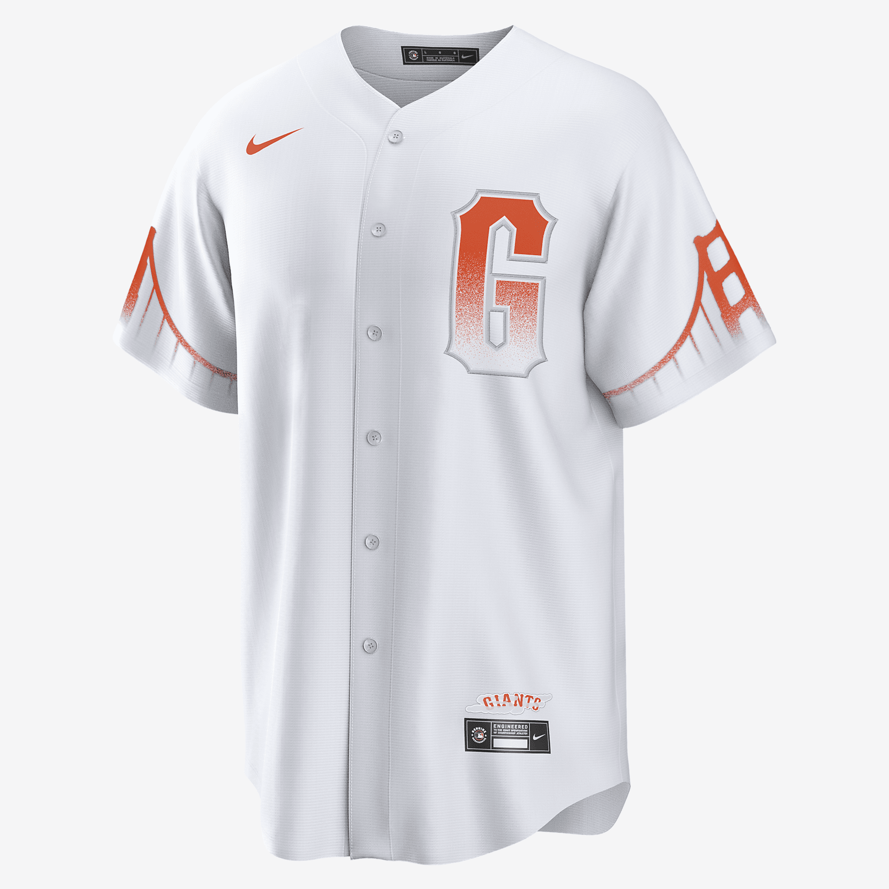 MLB San Francisco Giants City Connect (Brandon Crawford) Men's Replica Baseball Jersey - White