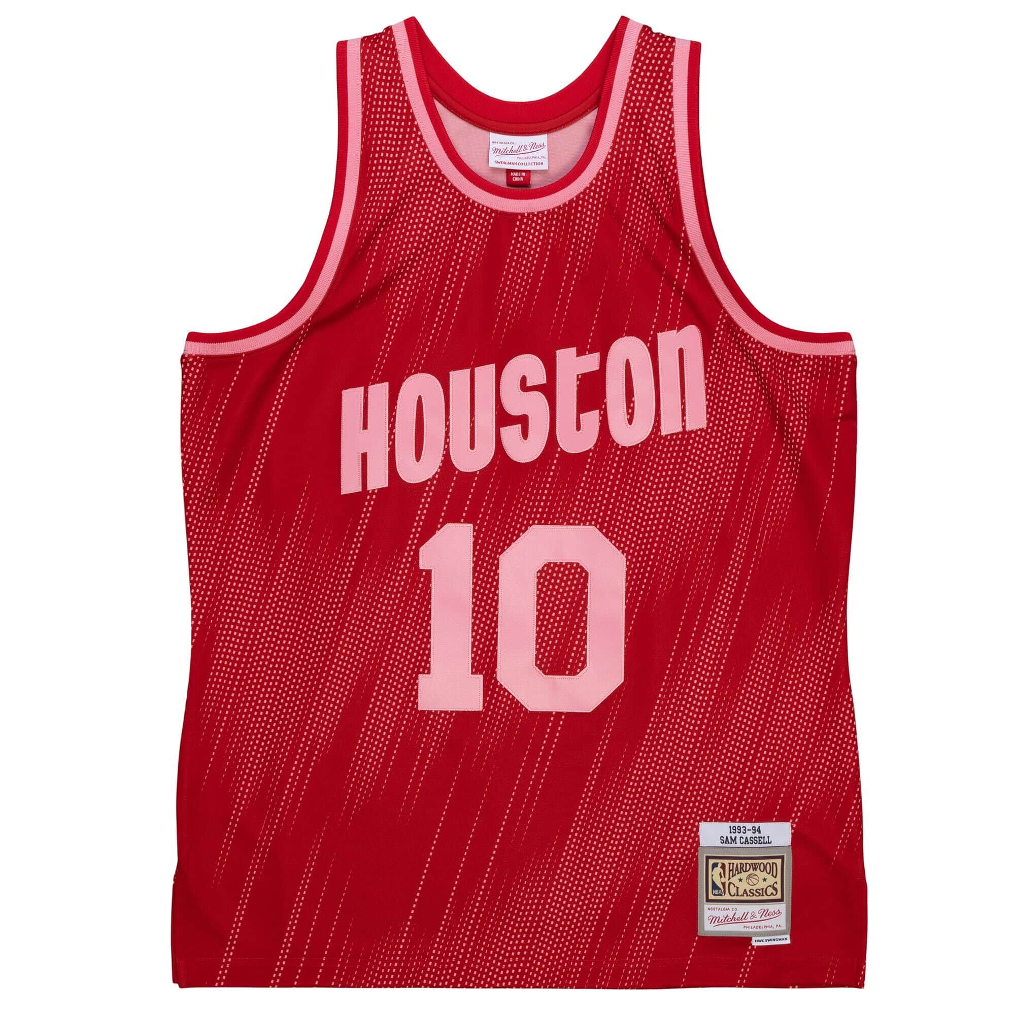 Monochrome Swingman Sam Cassell Houston Rockets 1993-94 Jersey