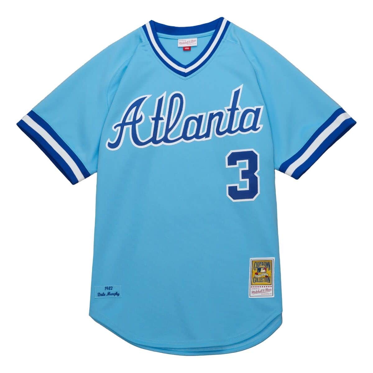 Authentic Jersey Atlanta Braves Road 1982 Dale Murphy