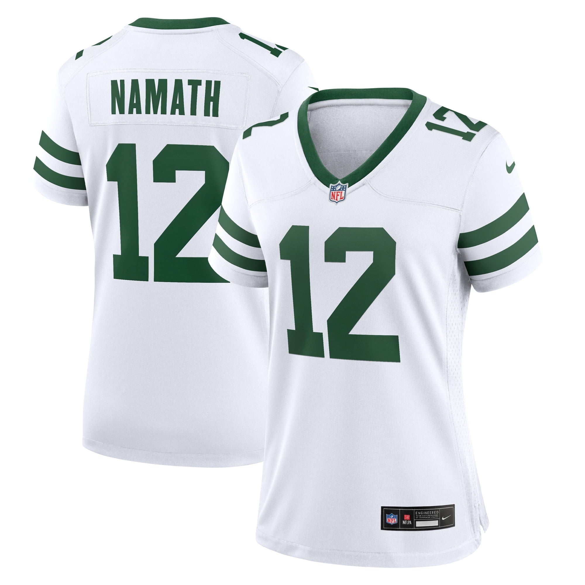 Women s Nike Joe Namath White New York Jets Legacy Retired Player Game Jersey