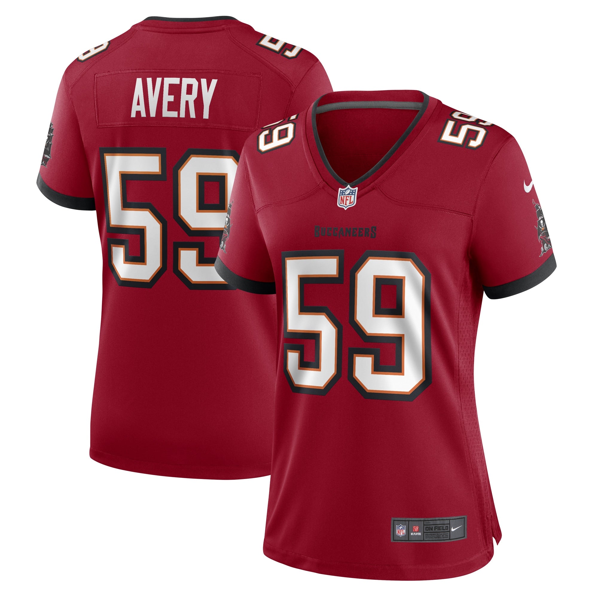 Genard Avery Tampa Bay Buccaneers Nike Women s Game Player Jersey   Red