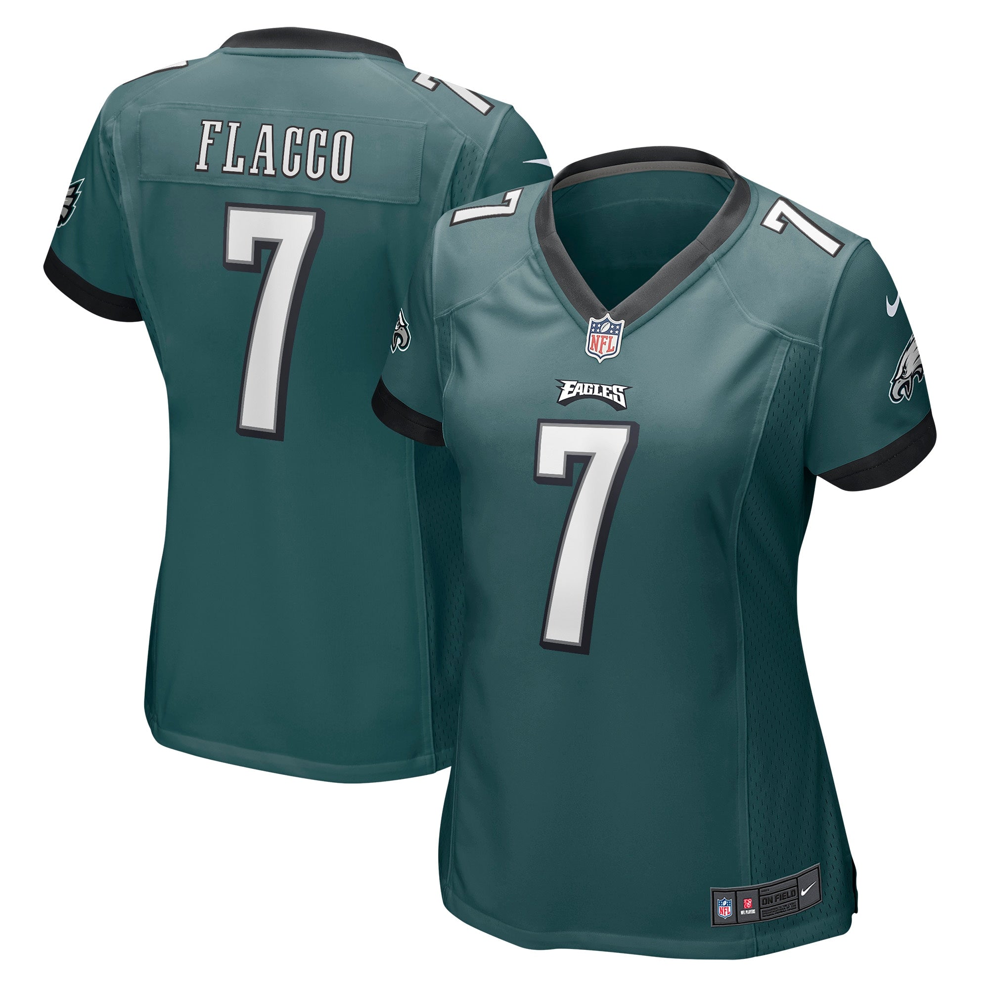 Joe Flacco Philadelphia Eagles Nike Women s Game Jersey   Midnight Green